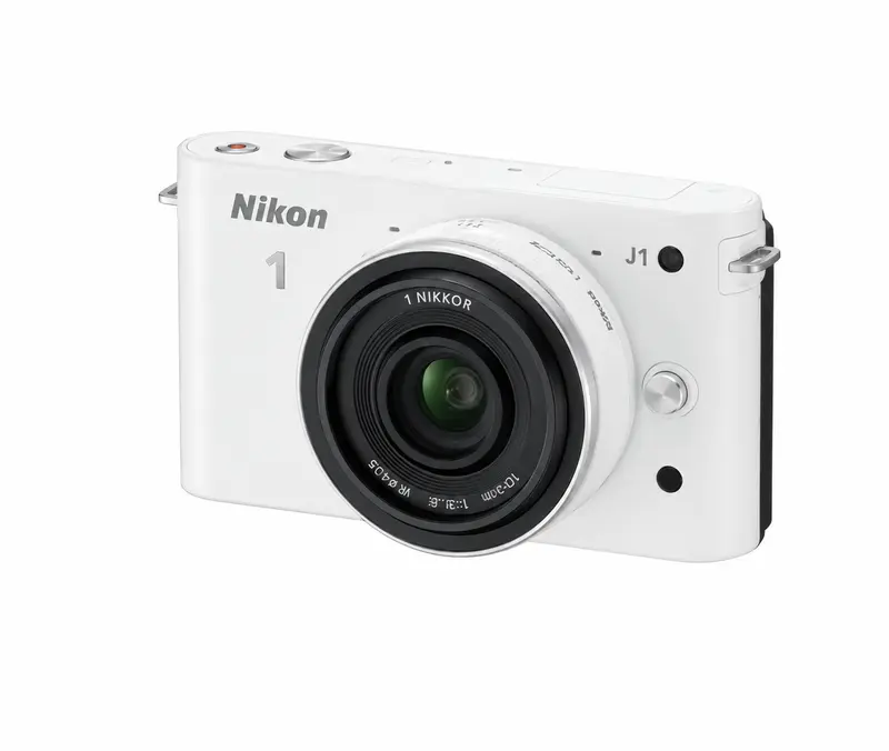 1 J1 Systeemcamera + NIKKOR 10mm f/2.8 Lens - Wit