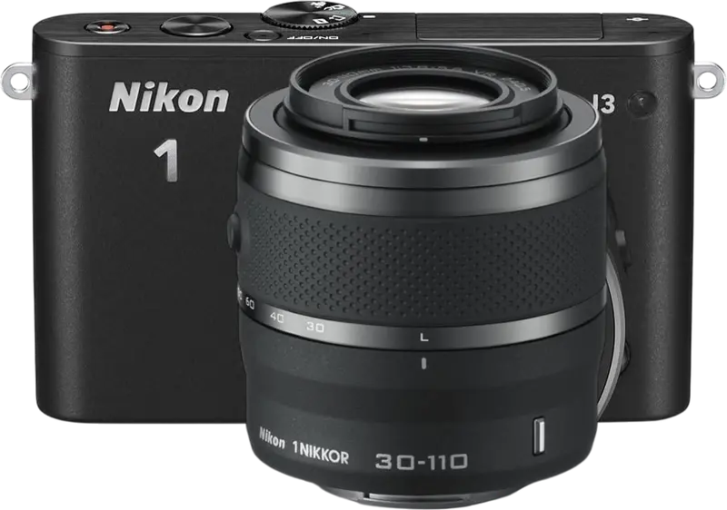 1 J3 Systeemcamera + 30-110mm Lens - Zwart