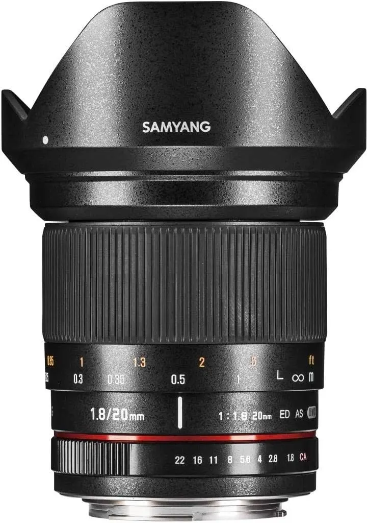 20 mm f/1.8 ED AS UMC voor Sony E-mount Lens (Nieuw)