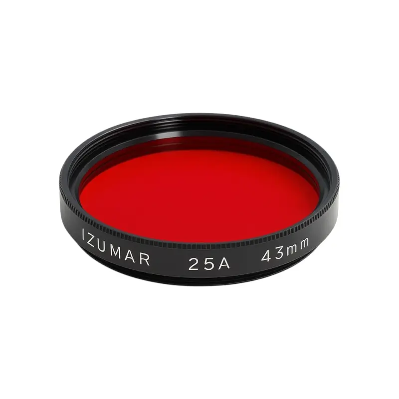 43 mm 25A Rood Coated Filter – Dramatisch Contrast & Structuur (Nieuw)