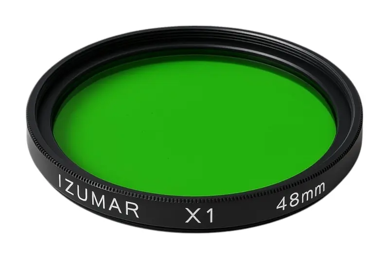 48 mm X1 Groen Coated Filter - Contrastversterking voor Zwart-witfotografie (Nieuw)