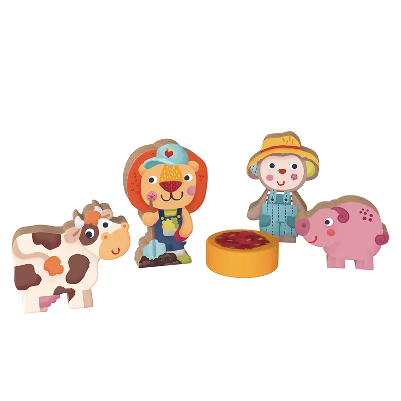 5 Spielfiguren "Bauernhof"