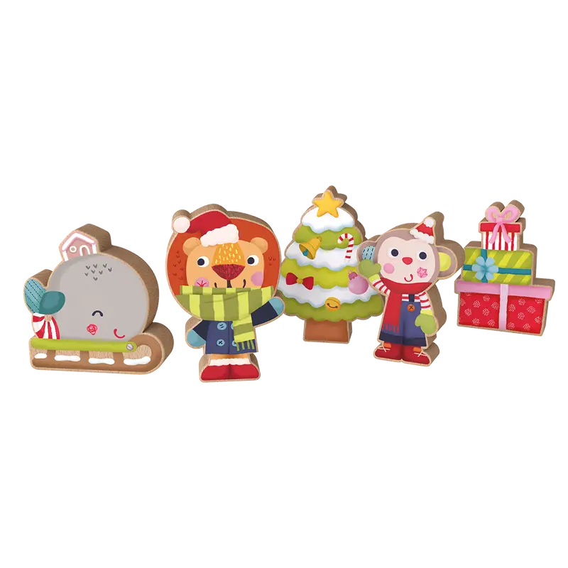 5 Spielfiguren "Weihnachten"