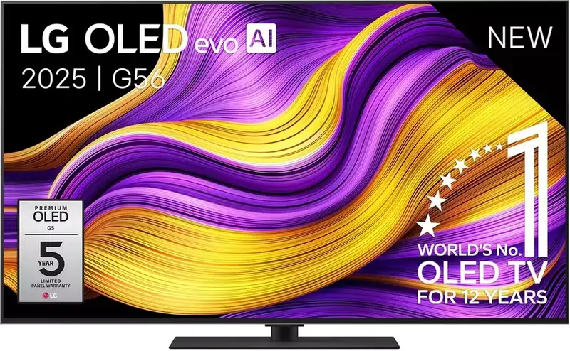 55 inch OLED evo AI G5 4K Smart TV 2025 - OLED55G56LS.AEU (Nieuw)