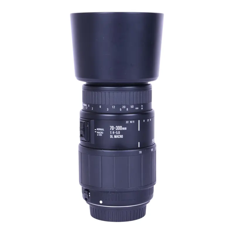70-300mm f/4-5.6 DL Macro Zoomlens voor Canon EF (Incl. Zonnekap)