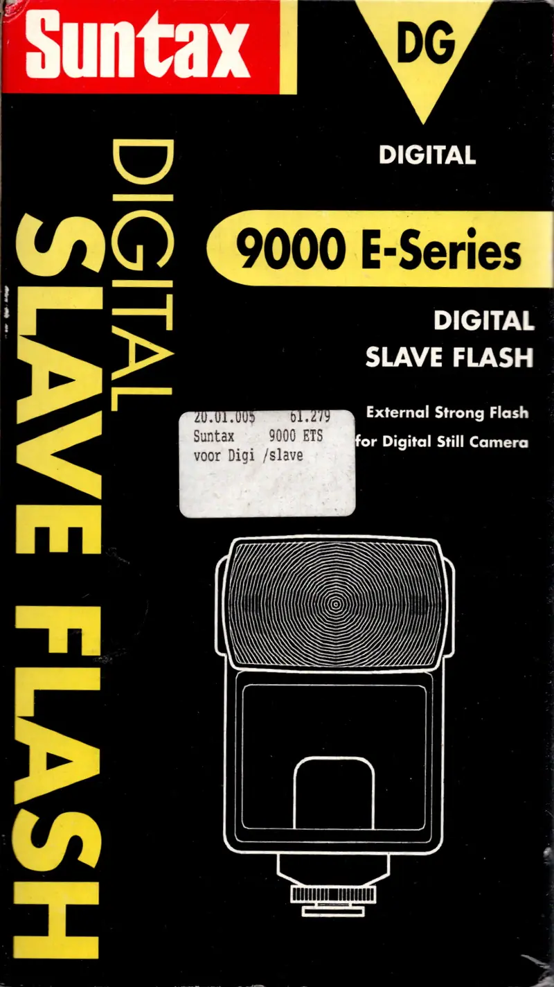 9000 E‑Series Camera Flash – Hotshoe-Flitser voor Digitale Camera’s (Nieuw)