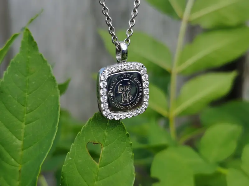 925 Sterling Silver Emperor Square Signet Pendant