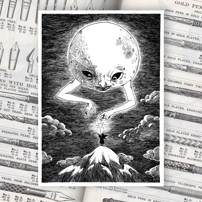 A Gift from the Moon - 5x7" Print