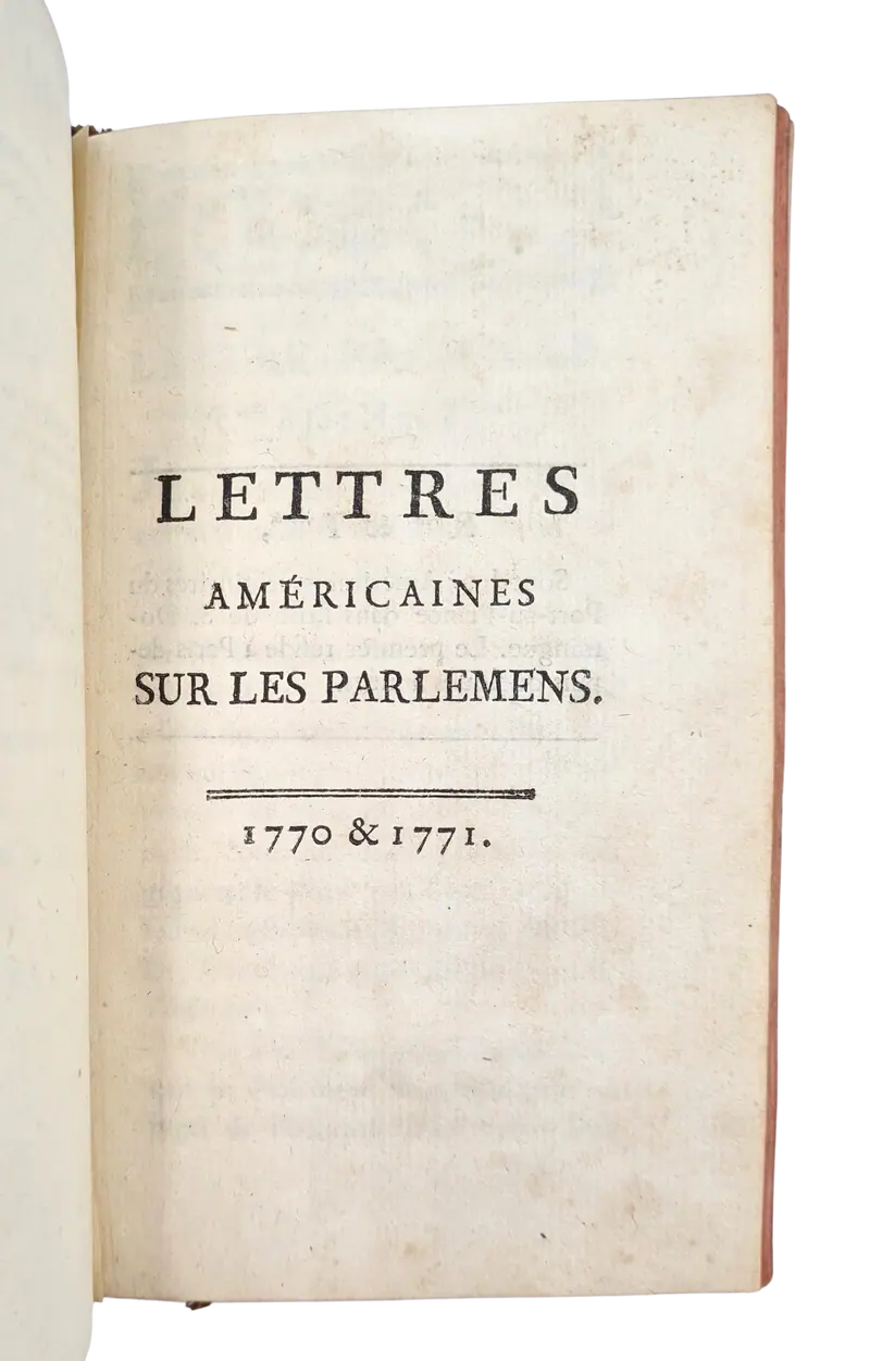 A rare Voltaire political pamphlet