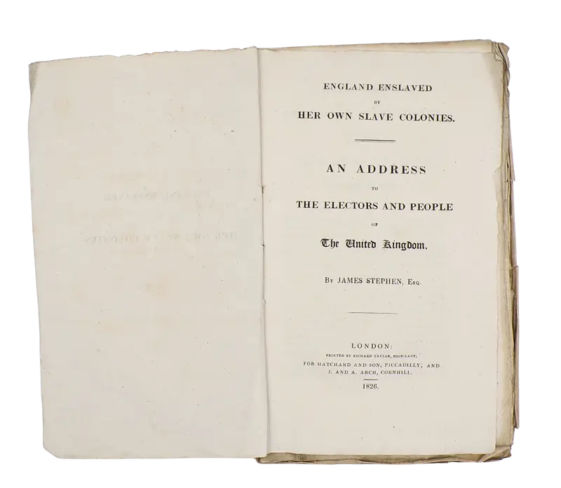 Abolitionist pamphlet, inscribed by the author