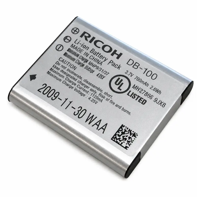 Accu / Batterij voor Ricoh DB-100