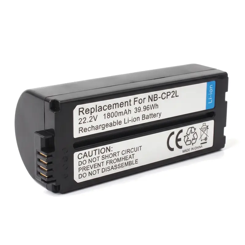 Accu voor Canon NB-CP2L / NB-CP2LH (Selphy fotoprinters) - 1800mAh (Nieuw)