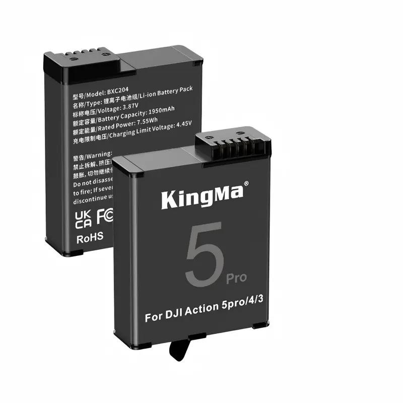 Accu voor DJI Osmo Action 3 / 4 / 5 Pro - 1950mAh (Nieuw)