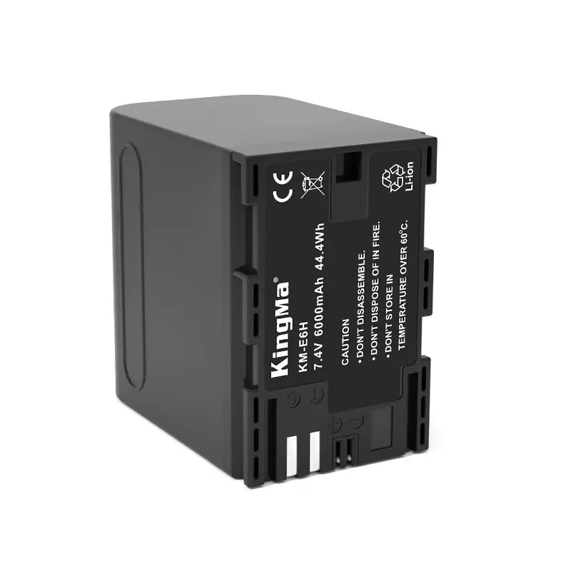 Accu voor KM-E6H (o.a. Blackmagic Micro Studio Camera / Blackmagic Video Assist 4K / ZCAM E2C) - 6000mAh (Nieuw)