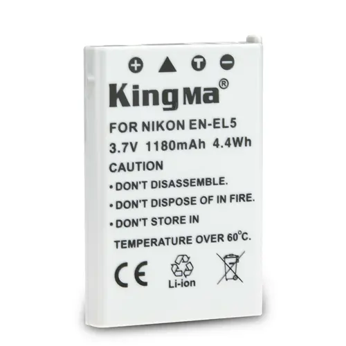 Accu voor Nikon EN-EL5 - 1180mAh (Nieuw)