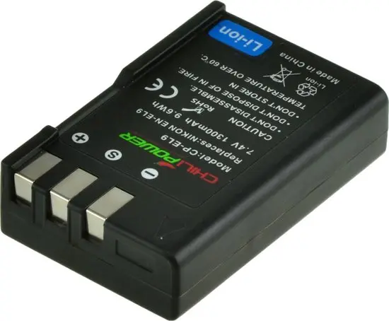 Accu voor Nikon EN-EL9 - D40 / D60 / D3000 / D5000