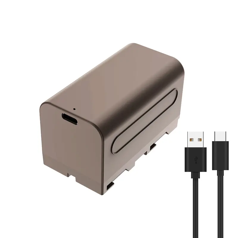 Accu voor Sony NP-F750 - 5200mAh met USB-C Poort (Nieuw)