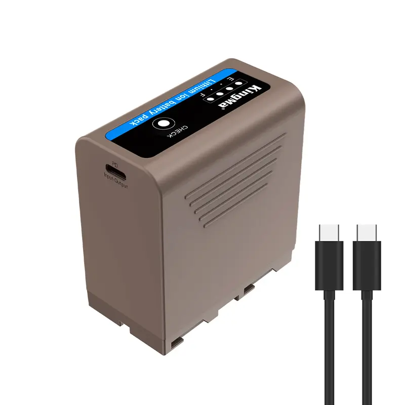 Accu voor Sony NP-F970 - 7800mAh met USB-C Poort (Nieuw)