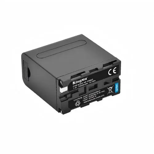 Accu voor Sony NP-F980D (compatibel met NP-F550/F750/F970) - 10050mAh met LED-indicatoren en USB-output (Nieuw)
