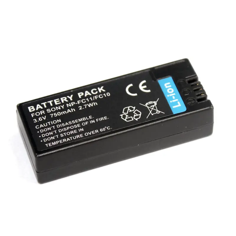 Accu voor Sony NP-FC10 / NP-FC11 (Cyber-shot) - 750mAh (Nieuw)