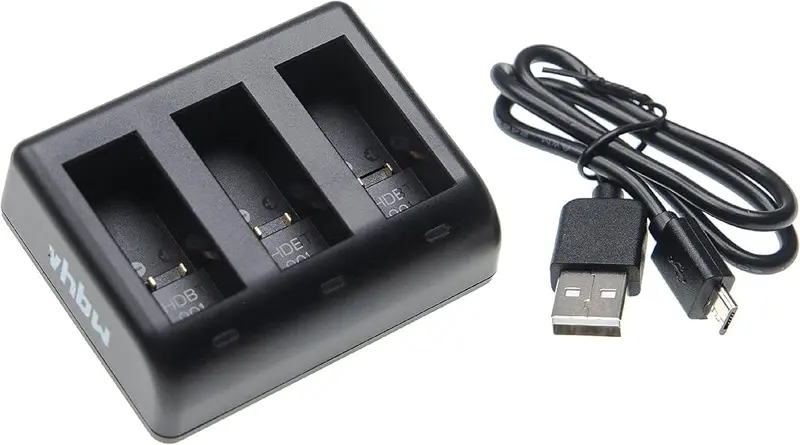 Acculader voor 3x GoPro Hero 5 / 6 / 7 (Black) Batterijen
