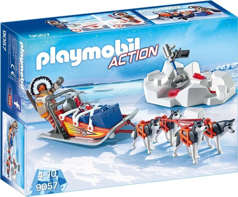 Action Poolreizigers met Hondenslee - 9057 (Nieuw)