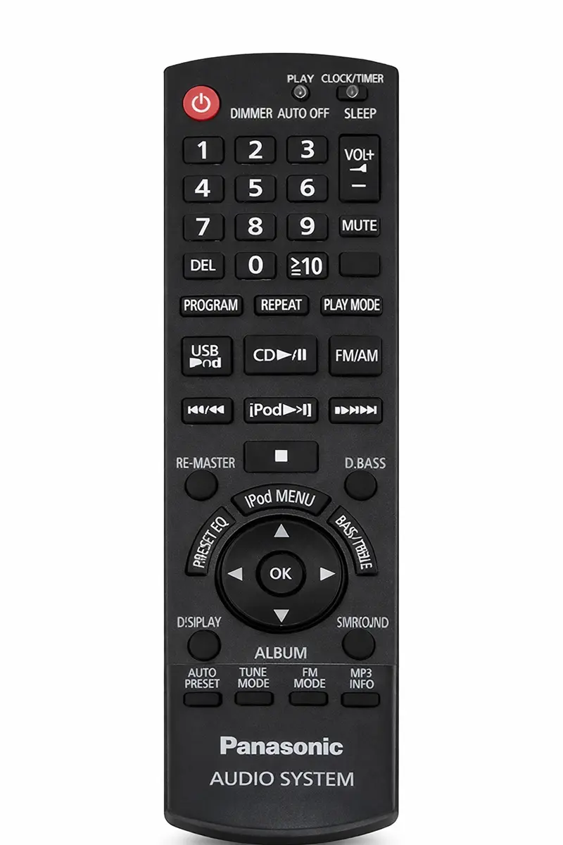 Afstandsbediening / Remote Control N2QAYB000429 voor Panasonic SA-PM38 / SA-PM42 / SC-PM38 / SC-PM42 / SC-HC4