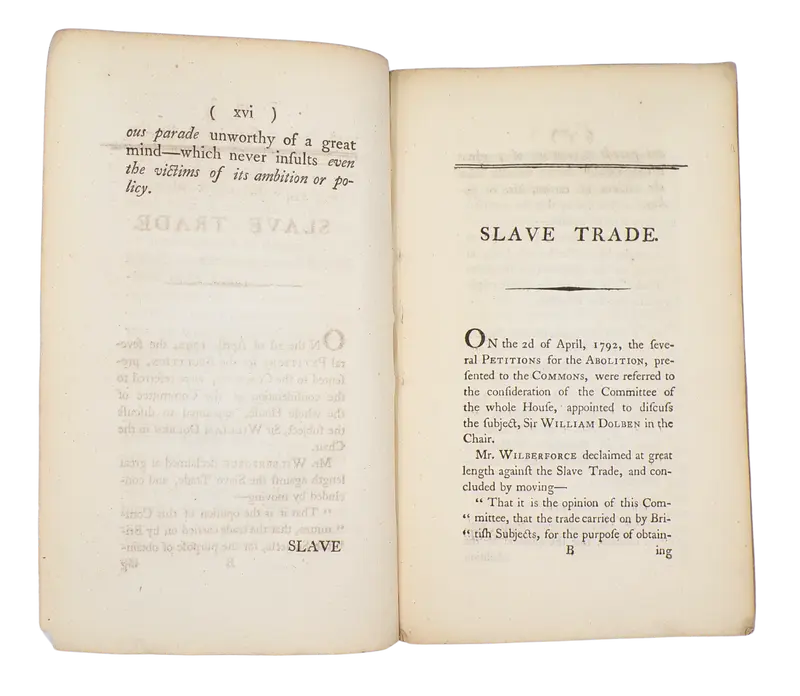 Against Wilberforce’s call for abolition