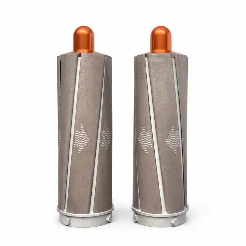 Airwrap Barrels 40mm - Copper/Silver (Set van 2 stuks)