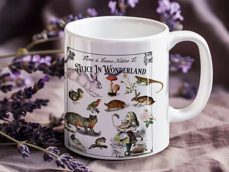 Alice In Wonderland Natural History Mug (11 oz)