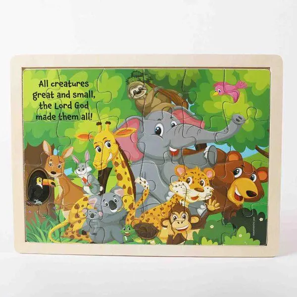 All creatures great and small wooden puzzle