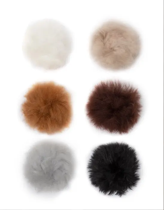 Alpaca Fur Pom Pom Natural - TOFT