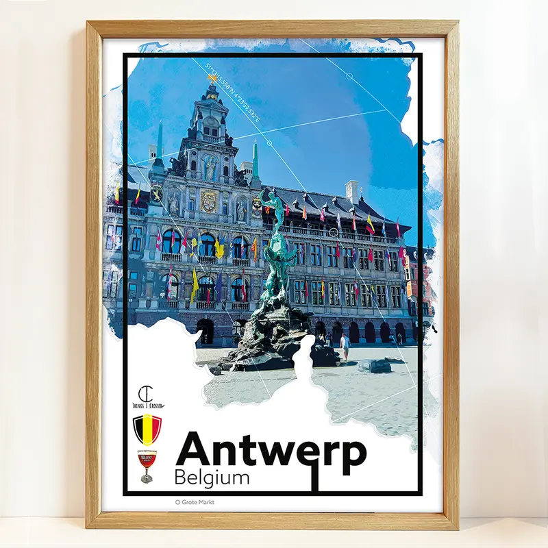 Antwerpen Reisposter