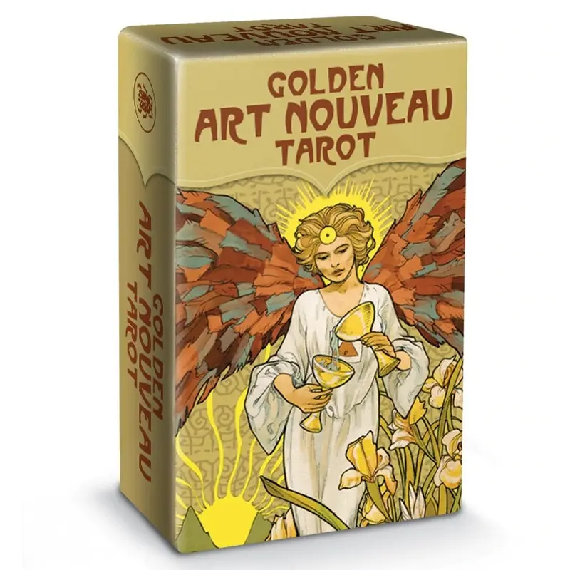 Art Nouveau Golden Mini Tarot Deck
