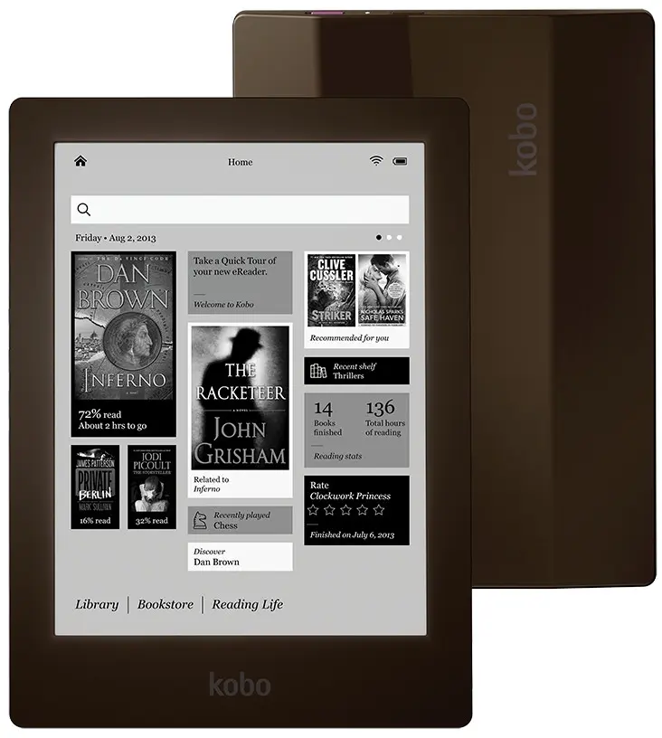 Aura HD E-reader 6.8" Inch - Bruin
