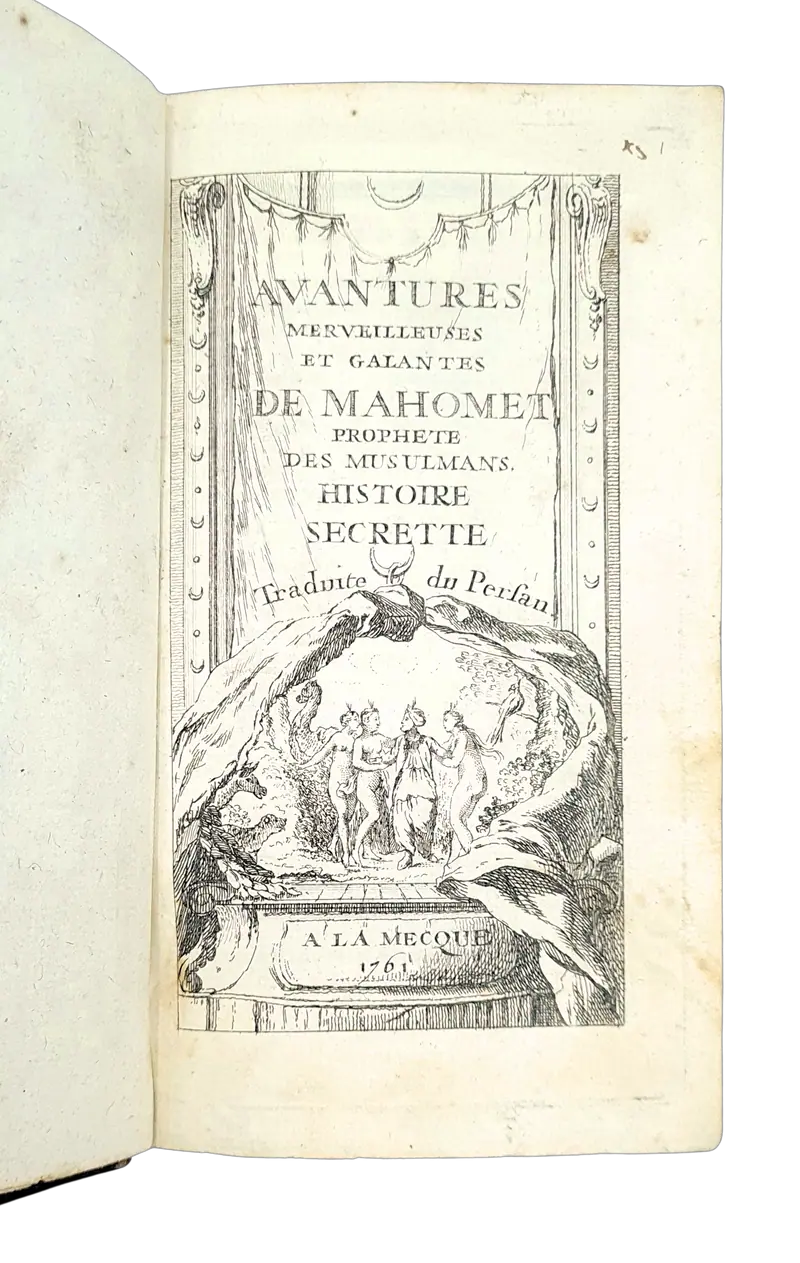 Avantures merveilleuses et galantes, 1761.