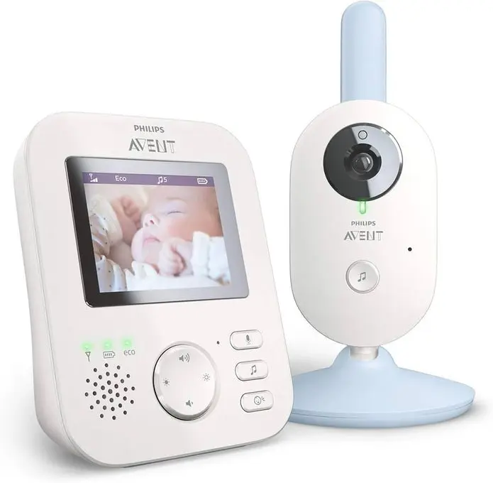 Avent Geavanceerd Digitale Video Babyfoon - Blauw - SCD835 (Accu defect)