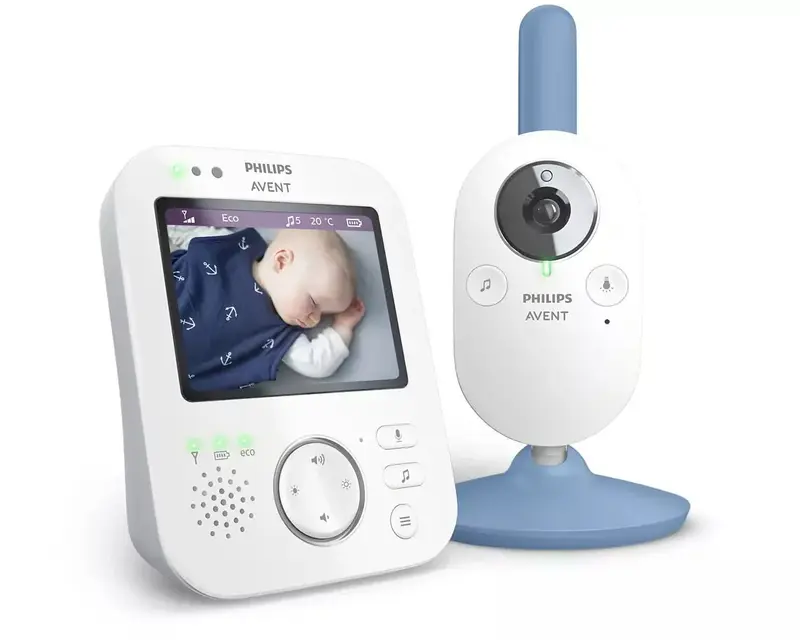 Avent Geavanceerd Digitale Video Babyfoon SCD845 (Defecte accu, werkt wel op stroomkabel)