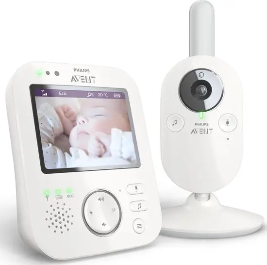 Avent Geavanceerd Digitale Video Babyfoon - Wit (SCD630)