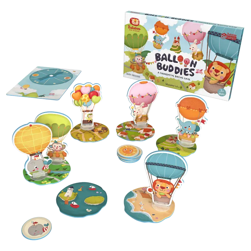 "Balloon Buddies" Kooperatives Würfellaufspiel - Vorbestellung - Lieferbar ab 15.02.2027