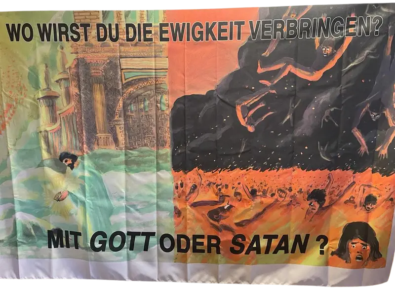 Banner - Wo wirst du die Ewigkeit verbringen?