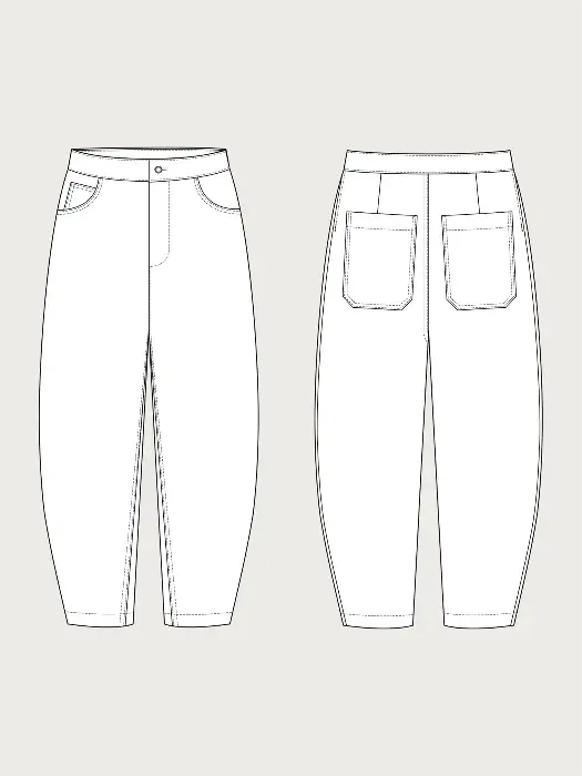 Barrel-Leg Trousers – The Assembly Line