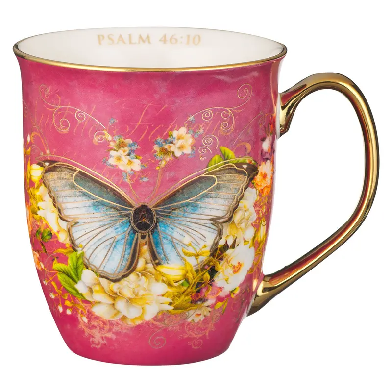 Be Still Pink Butterfly - Psalm 46