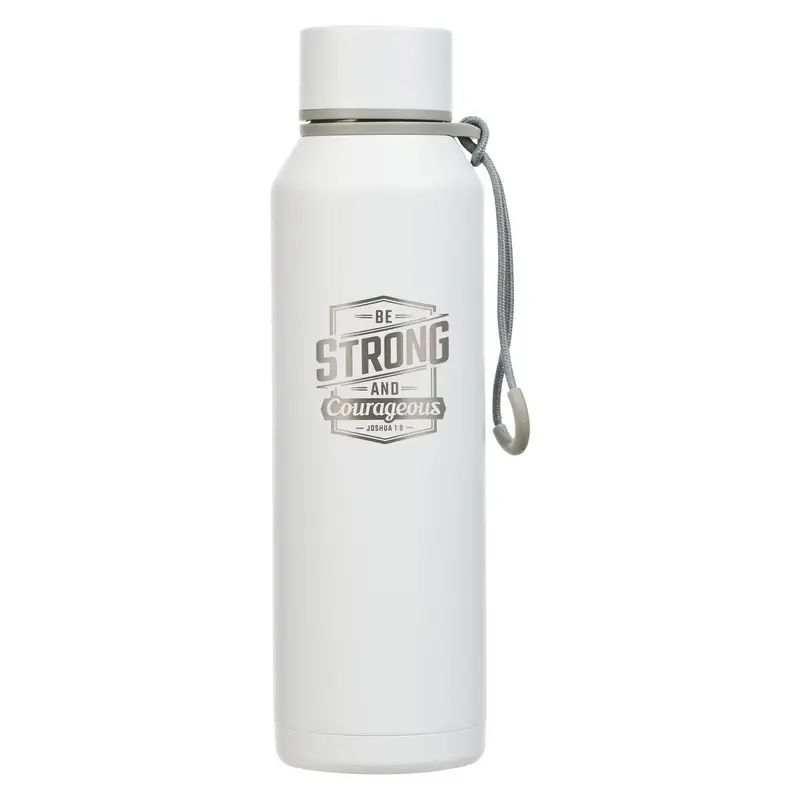 Be Strong and Courageous Water Bottle SS
