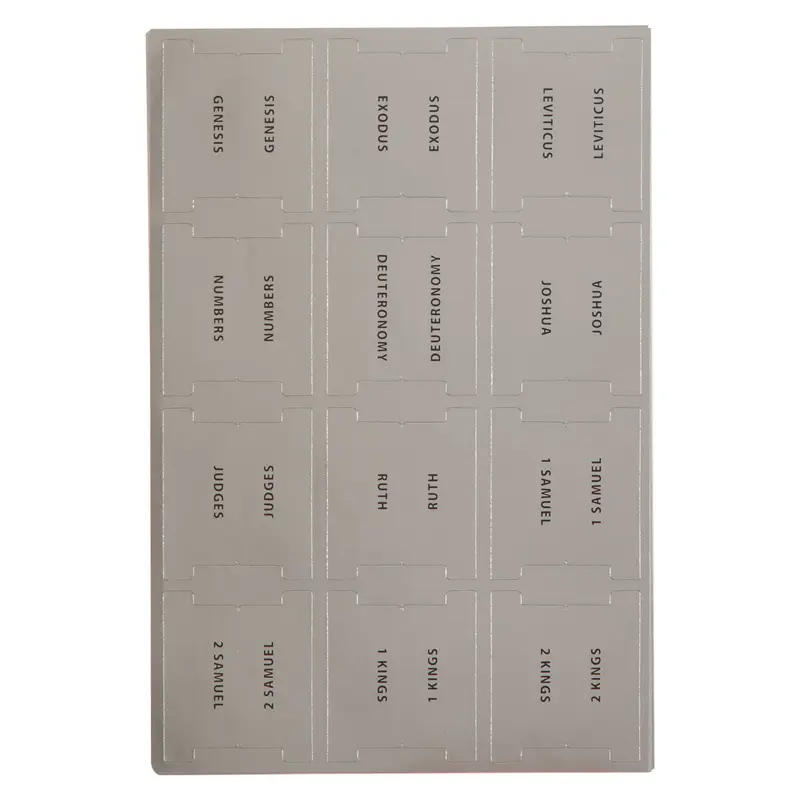 Bible Indexing Tabs for Silver Gilt-edge