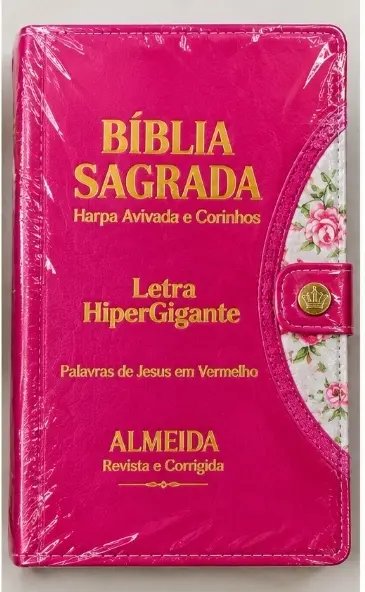 Biblia Sagrada e caneta – Letra HiperGigante