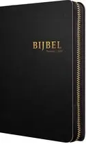 Bijbel (HSV) met psalmen - 14 x 21 luxe leer met rits en index