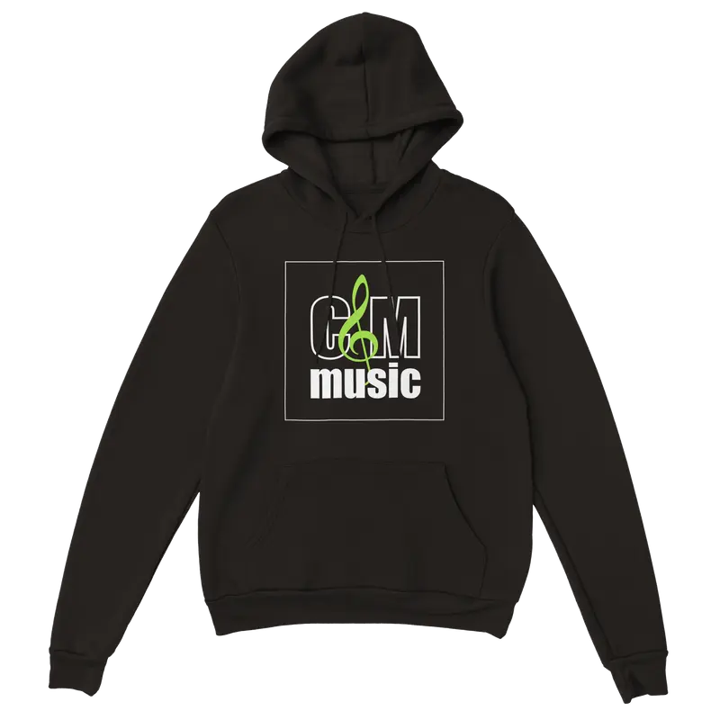 Black Unisex Concert & Marching Music Hoodie