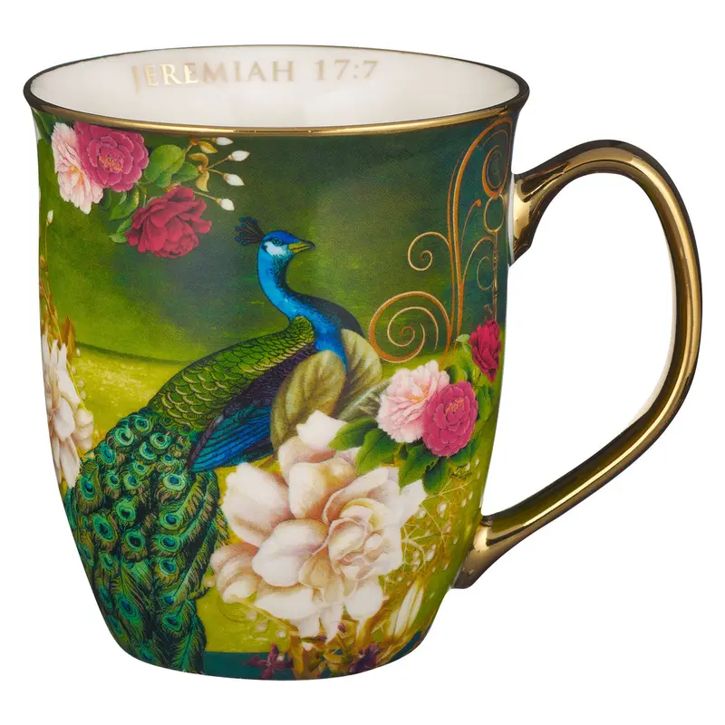 Blessed Blue Peacock - Jeremiah 17