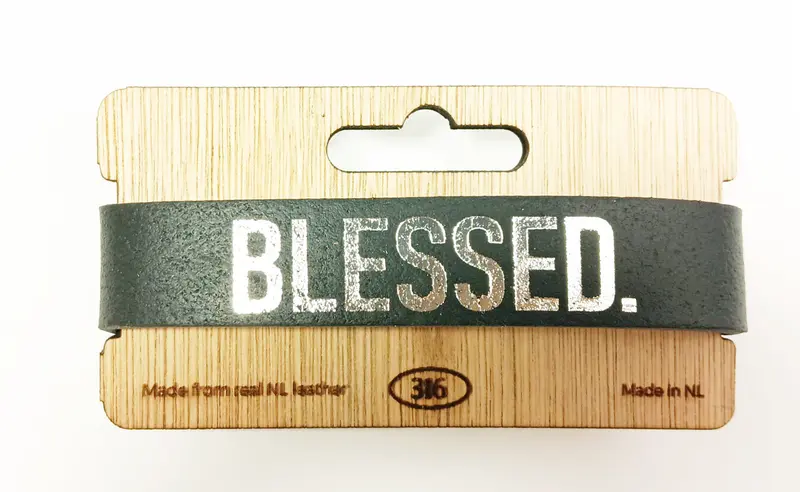 BLESSED. Bracelet black